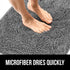 Gorilla Grip Plush Absorbent Shaggy Chenille Bath Rug Mat for Toilet Base | Machine Washable Microfiber Bathroom