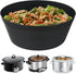 4QT Oval Silicone Slow Cooker Liner, Compatible with Crock Pot & Hamilton Beach, Reusable and Dishwasher Safe