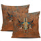 Decorative Throw Pillow Case Cushion Cover, Buffalo New Mexico Style Southwestern Bison Pillowcase, Set of 2