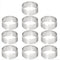 10 Pcs 1.98 Inch Stainless Steel Tart Ring, Heat-Resistant Perforated Cake Mousse Ring for Baking