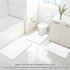 Arotive Memory Foam Bathroom Rug Mat 30x20, Ultra Soft Absorbent Bath Mat for Bathroom Floor, White