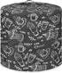 Dust Cover for 3 Quart Instant Pot, Easy Clean Pressure Cooker Cover with Pocket for Home Decor (Coffee Time Black)