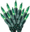 Holiday Pride St Patricks Day Lights - Green Christmas Tree Lights with Green Wire