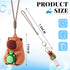 Capybara Car Accessories, Aesthetic Mirror Hanging Ornament, Cute Animal Pendant for Women, Men & Teens