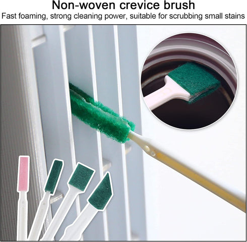 Small Cleaning Brush Tool Kit, Crevice Cleaning Brushes for House Cleaning, Disposable Toilet Brush, Deep Cleaning