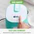 GreenLife 4-Cup Digital Rice Cooker, PFAS & PFOA-Free, Removable Ceramic Pot, Touch-screen, Turquoise