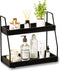 ZGO 2-Tier Modern Bathroom Counter Organizer, Wooden Sink Organizer Shelf for Vanity