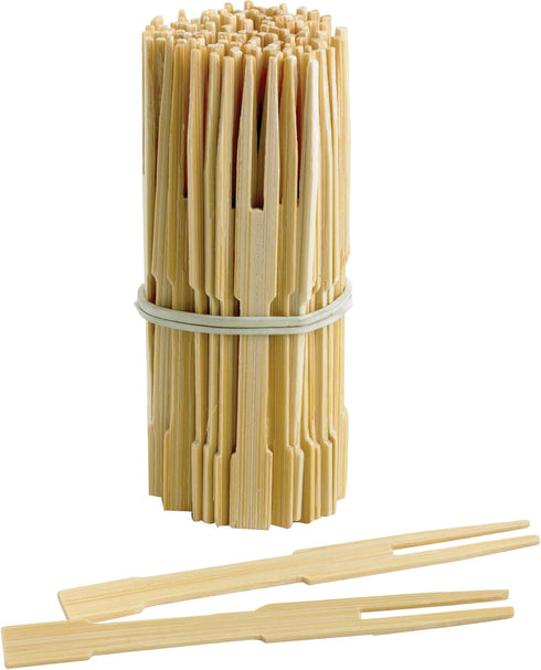 Helen’s Asian Kitchen Mini Bamboo Appetizer Forks and Buffet Party Fruit Picks