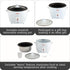 GAU-00013 8-Cup 16-Cup IMUSA USA Electric Nonstick Rice Cooker (Uncooked) (Cooked), White