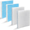 Lemige 4 Pack HFT600 Humidifier Filters Compatible with Honeywell HEV615 and HEV620, Upgraded HFT600PF1
