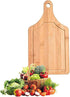 Bamboo Cutting Board Set 3PCS, Meat Chopping Boards, Pizza Peel Paddle with Handle for Baking