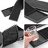 Facmogu 2PCS Rubber Bar Mats, 24x3" / 60x8cm Coffee Bar Countertop Spill Mats, Rubber PVC Kitchen Drink Service Mat, Rail Runner Drip Mat, Non Slip Heat Resistant Tabletop Protection Mat