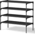 SONGMICS Shoe Rack, 4-Tier Shoe Storage Organizer, Space-Saving, 11.7 x 24.5 x