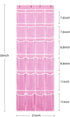 Hanging Shoe Organizer, Over The Door Shoe Organizer with 24 Breathable Mesh Pockets for Men Women Kids Hanging Shoe Storage Rack Organizer Size:58x21 Inch(Pink) by SAVERHO