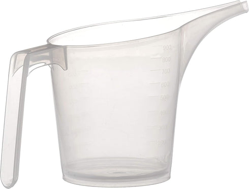 Fox Run Easy Pour Measuring Cup, 3.5, Clear Plastic with Funnel Spout