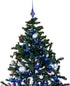 HolidayGiftShops Grace Blue Glass Christmas Tree Topper