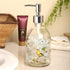 17oz Topadorn Glass Soap Dispenser with Plastic Pump for Kitchen and Bathroom, Refillable Clear Bottle for Dish Soap
