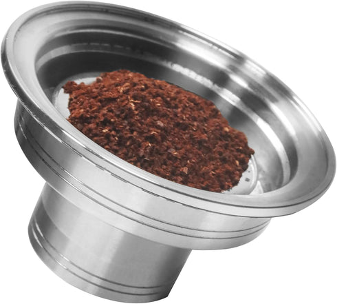 Reusable Coffee Pods Adapter Stainless Steel Converter Holder for Espresso Original Line Capsule Compatible with Vertuo