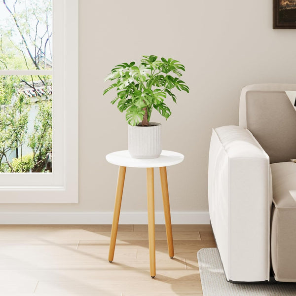 Leaf&lull Tall Plant Stand Indoor Small Plant Table for Large Plants Wooden Plant