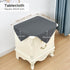 24x24 Inch Small Square Tablecloth Washable Polyester Side Table Cloth Solid Grey Heavy Duty End Table Cover for Dining