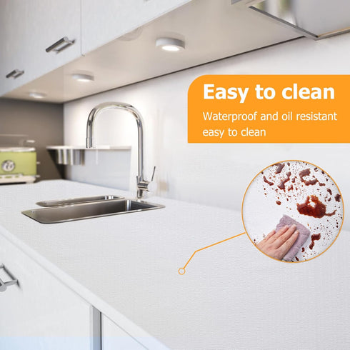 Viseeko Shelf Liner for Kitchen Cabinets, Non-Adhesive Drawer Liner, Easy to Use for Fridge, Shelves, and Storage Desks
