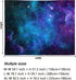 Lahasbja Galaxy Tapestry, Blue Starry Sky Universe Space Wall Hanging, Mysterious Nebula Stars Backdrop
