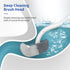 Set, 1 Pack Marbarsse Bathroom Toilet Bowl Brush and Holder, Curved Design Dismount Toilet Brush for Deep Cleaning