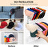 HAYVAN Hat Organizer for Baseball Caps, 2 PCS No Install Acrylic Holder for 14 Caps (White)