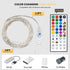 33ft 100LEDs 20 Fairy Lights USB Plug in with Remote, Warm White Color Changing Light Twinkle Firefly String Lights
