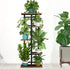 5 6 LINZINAR Plant Stand Tier Plant Multiple Flower Rack Holder Shelves Rack Storage Organizer Display Indoor Planter