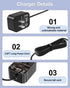 WUKUR Charger for Dirt Devil Versa Vacuum BD22025 BD22050 BD30025 BD22052 BD30025BFD Replacement with 5.9FT Power Cord