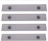 evron Shelf,Set 4 Self-Adhesive Stickers Corner Mounting of (Clear Tapes, Shelf not Included)