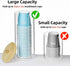 Bathroom Cup Dispenser, Clear Acrylic Holder for 3oz Disposable Paper Cups, Makeup Organizer with Lid for Vanity