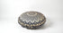 32" Gold Mandala Barmeri Large Floor Pillow Cover - Hippie Decorative Zipped Pouf Ottoman (Gold Black)