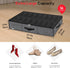 16 32 Closet, 37.7x 23.6x 5.9 inch, MXBUBS16P2 Onlyeasy Sturdy Under Bed Shoe Storage Organizer with Handles and Clear