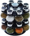 Kamenstein Ellington 16 Jar Revolving Spice Rack with Prefilled Spices - Rotating