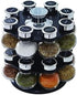 Kamenstein Ellington 16 Jar Revolving Spice Rack with Prefilled Spices - Rotating