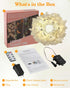 7.9FT GOESWELL Cherry Blossom Tree Lights for Wall: Lighted Garland for Room and Home Decor - Plug or Battery Operated
