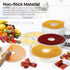 Flexzion Dehydrator Fruit Roll Trays, Round Nonstick Sheets (11 7/8 Inch), 2 Pack