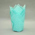 Large Muffin Baking Cupcake Cups, 2-1/4" x 4" Blue Polka Dot Tulip Baking Cup, 125 pcs