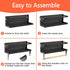 Magnetic Shelf with Paper Towel Holder for Fridge/Washing Machine/Garage, Magnet Kitchen Spice Rack for Refrigerator