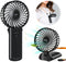 Mini Portable Handheld Fan with Lanyard - 4 Speed Personal Fan, 180 Degree Foldable Desk Fan for Travel Outdoor