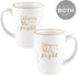 Canopy Street 50th Anniversary Mug Set, Mr. And Mrs. Always Right Coffee Mugs, 15 Ounce