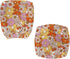 Cadowhimsy 2 Hippie Daisy Flower Print Office Chair Slipcover Piece Desk Chair Cover Removable Computer Chair