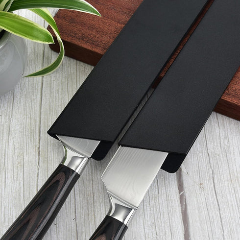 Knife Guard 8 Inch x 2 Inch RISHTEN Chef Knife Sheath Set, 2 Pack Universal Waterproof Blade Covers