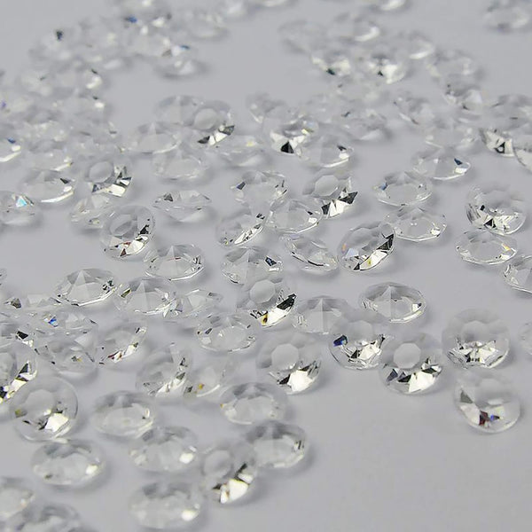 ZKC 4.5mm 10000PCS Clear Crystal Acrylic Diamond Vase Fillers - Beads for Wedding Centerpiece Decorations