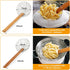 Stainless Steel Spider Strainer, Asian Kitchen Wire Food Cooking Skimmer with Natural Bamboo Handle, 6-Inch