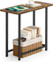 MISSLO Narrow End Table Living Room with Large Tabletop, Sofa Couch Side
