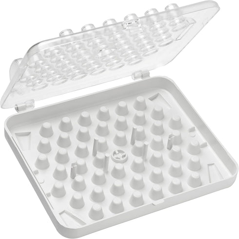 Ateco 8783 Tube Storage Box, 52 Compartments for Small Decorating Tubes