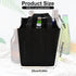Reusable Wine Bottle Carrier Bag with 6 Compartments Dividers, Picnic Travel Shopping Fishing Party Holder
